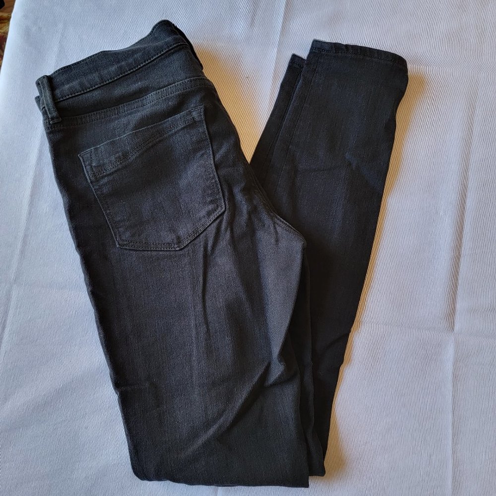 Express, Mid-Rise Black Jeggings, Size 4